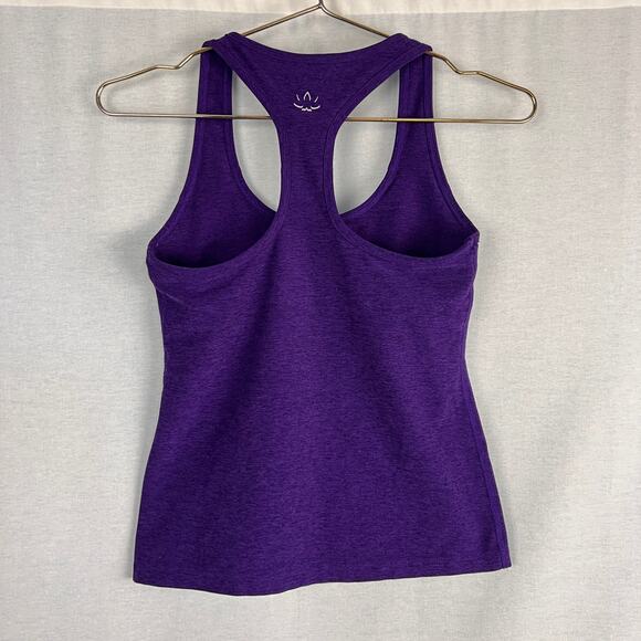 Beyond Yoga Top Spacedye Step Up Racerback Tank Purple Athletic Running Workout - Picture 3 of 5